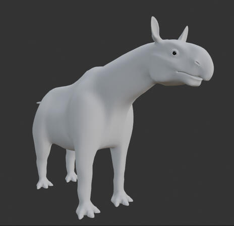 Paraceratherium model