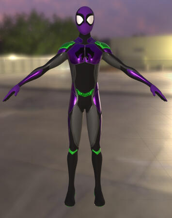 Unfinish & Unreleased prowler texture for spider-lair base.