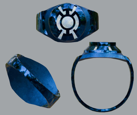 Blue Lantern ring.