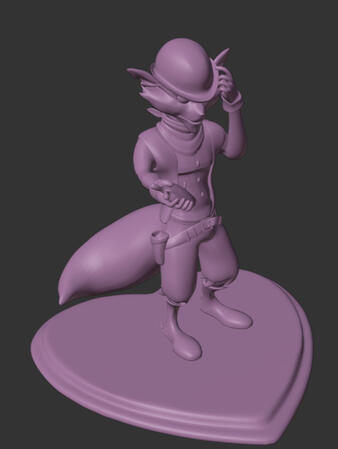 Tennessee Cooper statuette commission 2.